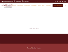 Tablet Screenshot of nirmalskinclinic.com